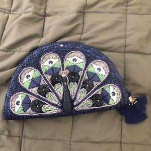Peacock Kate spade clutch